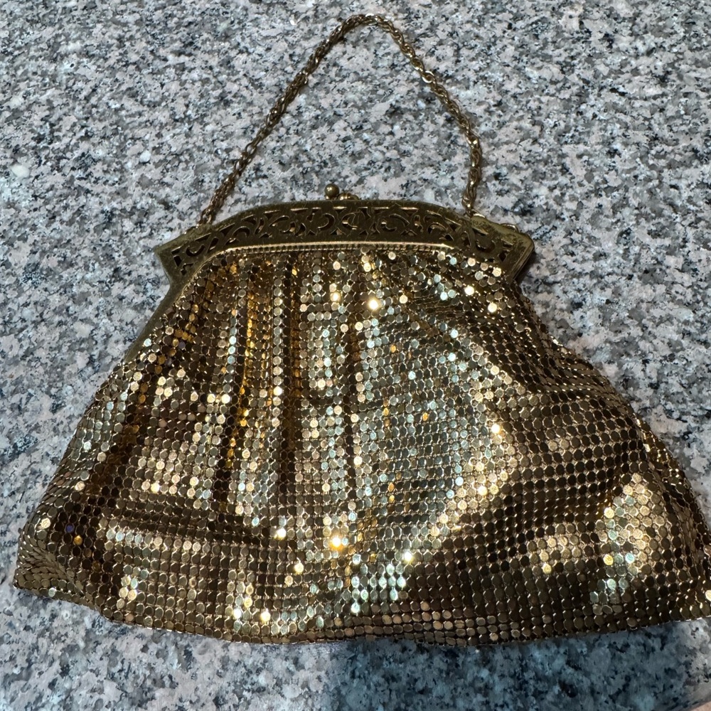 Whiting & Davis Gold Clutch